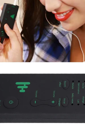 Portable Mini Voice Changer Live Broadcast Sound Card For Mobile Phone PC (English Version) External Sound Card