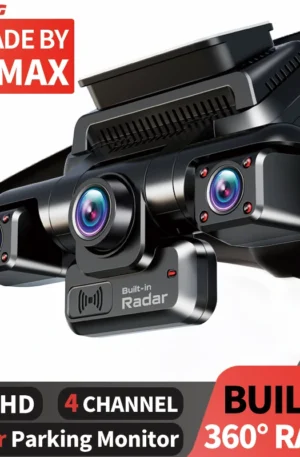 GPS Dash Cam i7pro Front 4K/2K+3*1080P for Car 360 DVR Camera 24H Parking Mode WiFi Video Recorder IR Night Vision