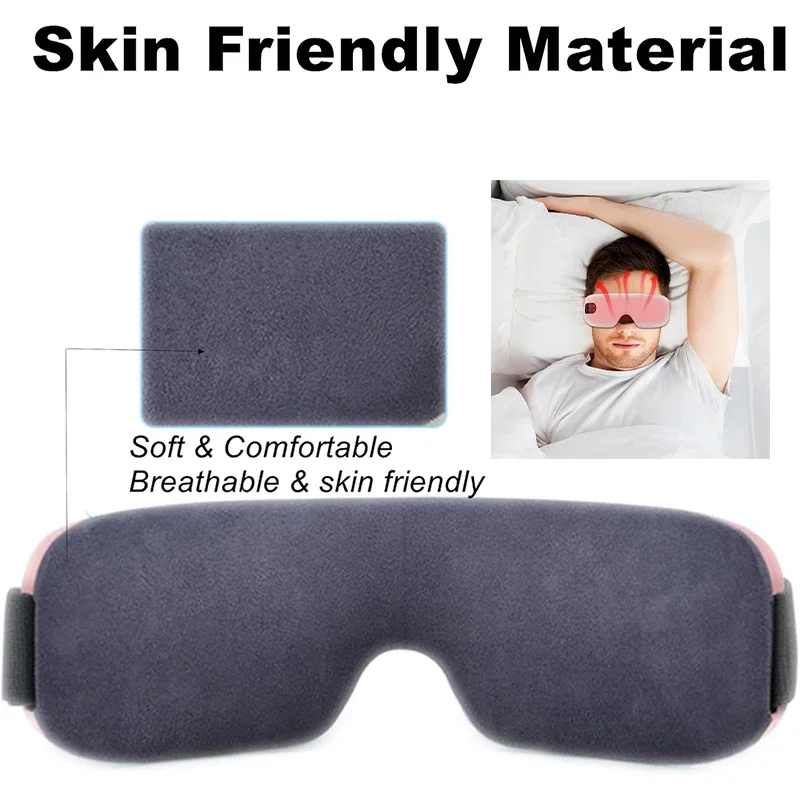 4D Eye Massager Smart Airbag Vibration Electric Eye Massage Instrument Eyes Care Glasses Beauty With Bluetooth Music Health Care - Image 6